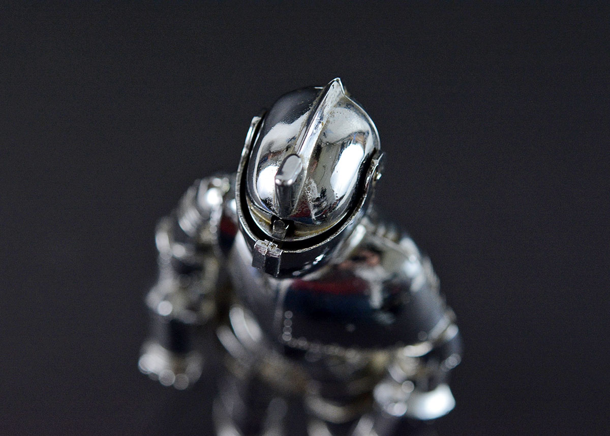 Vintage Knight in Armour Music Box and Table Lighter