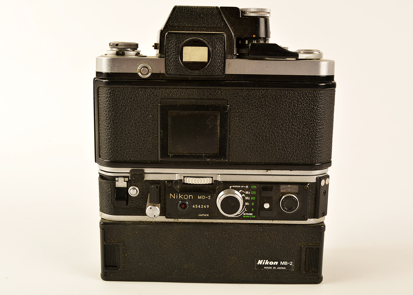 Nikon F Series 35 MM Film Camera with Motor Drive and Battery Pack