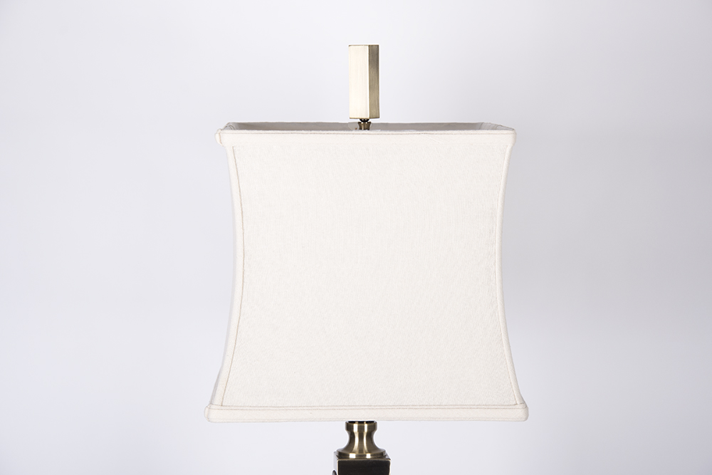 Twisted Wood Floor Lamp