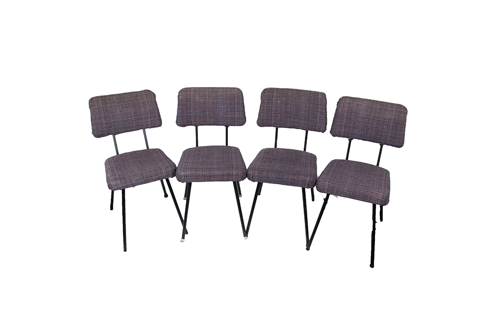 MCM Tweed Dining Chairs
