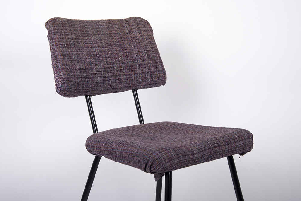MCM Tweed Dining Chairs