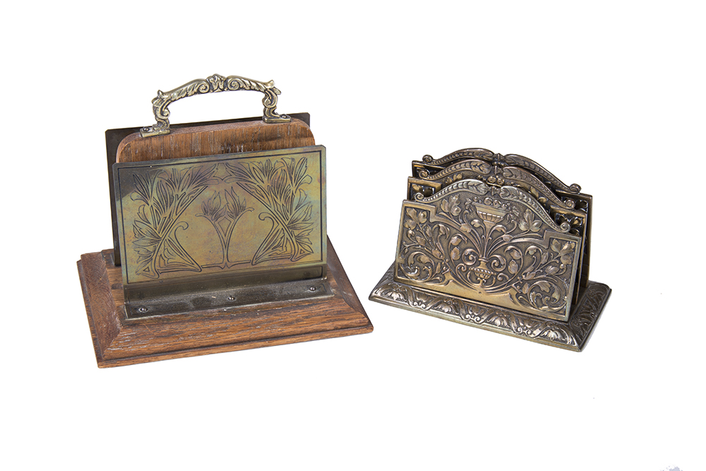 Vintage Brass Letter Holders