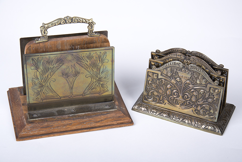 Vintage Brass Letter Holders