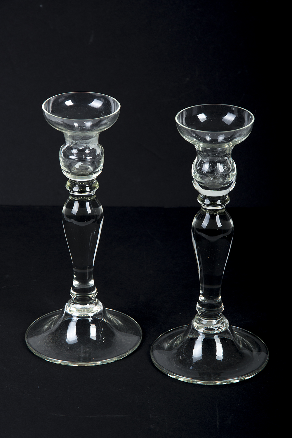 Blown Glass Candlesticks