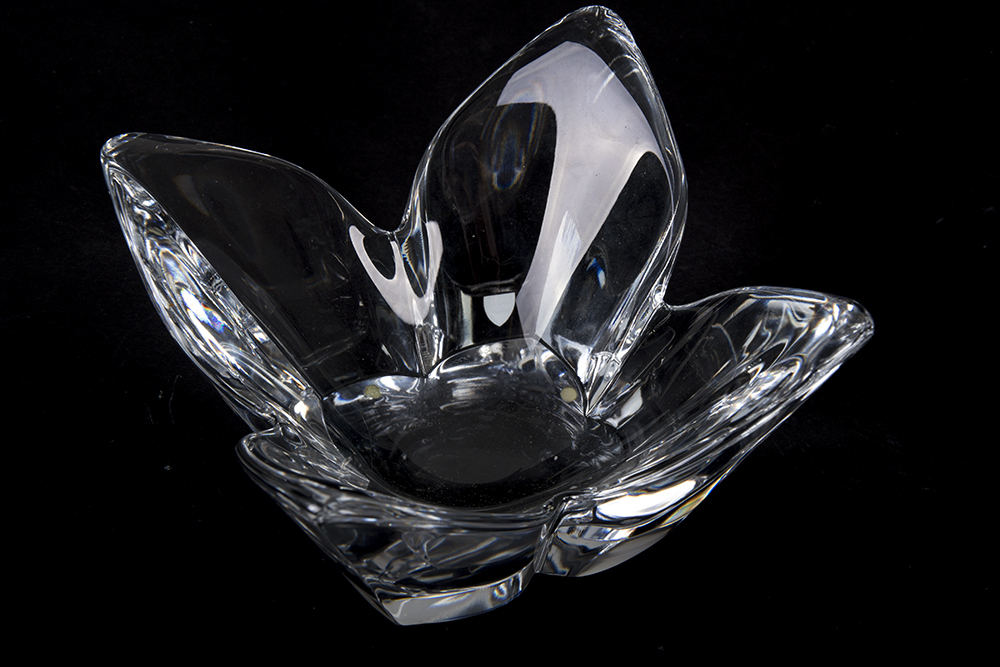 Orrefors Lotus Bowl