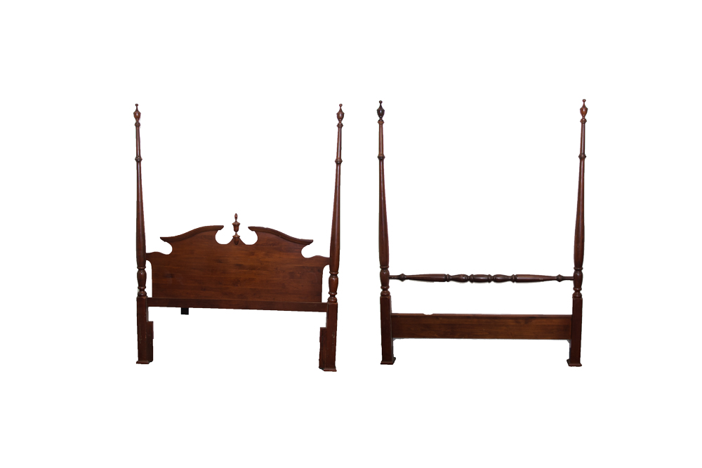 Federal Queen Four Poster Bed