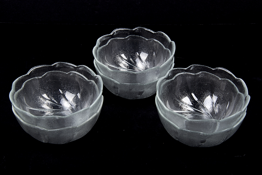 Swirled Glass Bowls