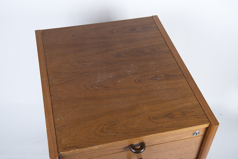 Oak Veneer File Cabinet