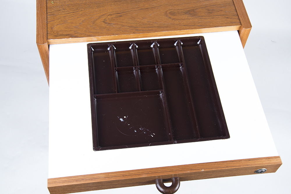 Oak Veneer File Cabinet