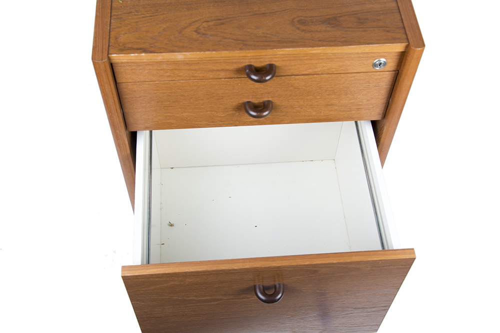 Oak Veneer File Cabinet