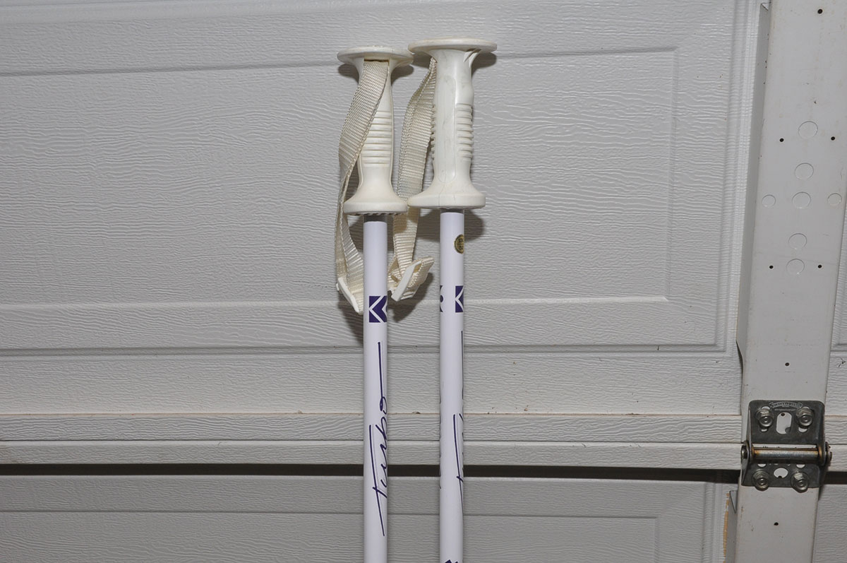 Solomon F2 Downhill Skis with Poles and Bag