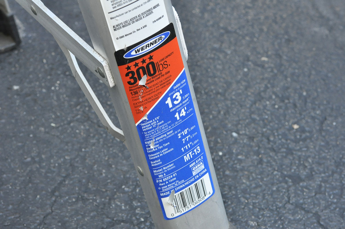 Werner MT-13 Aluminum Multi-Ladder