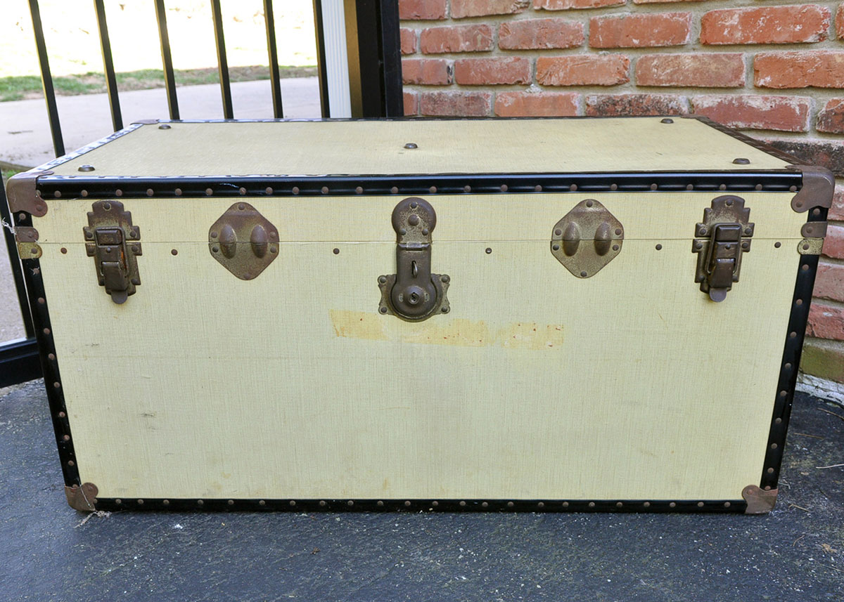 Yellow Steamer Trunk