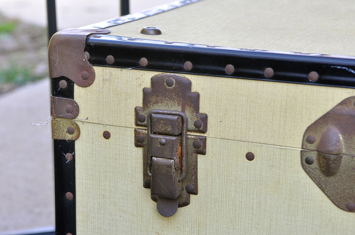 Yellow Steamer Trunk