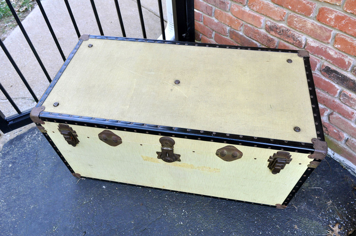 Yellow Steamer Trunk