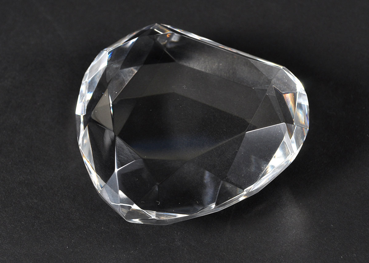 Rosenthal Lead Crystal Faceted Heart