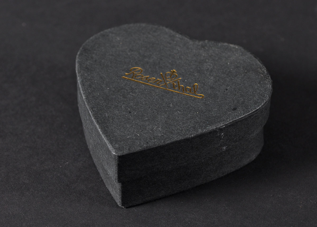 Rosenthal Lead Crystal Faceted Heart