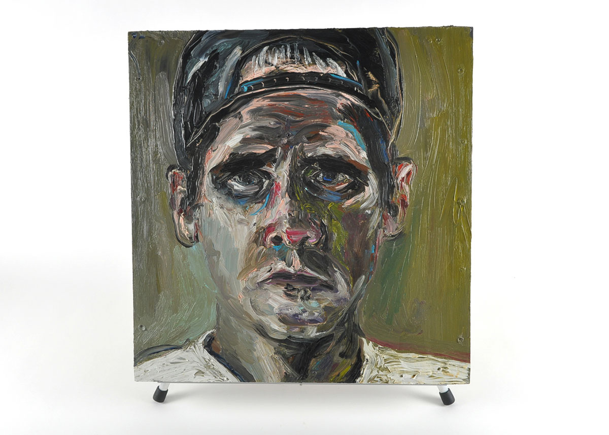 Original Oil on Board "Self-Portrait #1" by Shayne Hull
