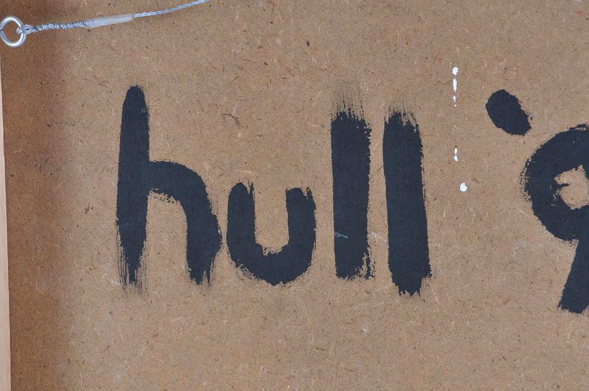 Original Oil on Board "Self-Portrait #1" by Shayne Hull