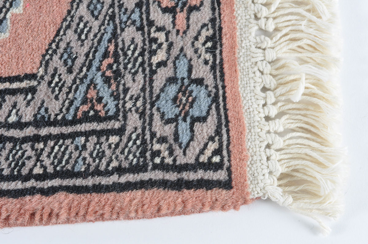 Pair of Small Hand Knotted Prayer Rugs