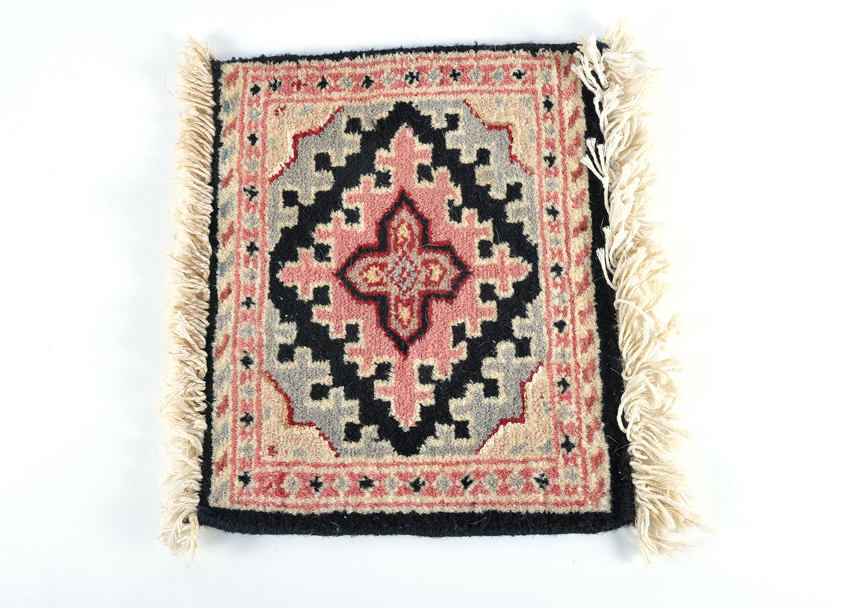 Pair of Small Hand Knotted Prayer Rugs