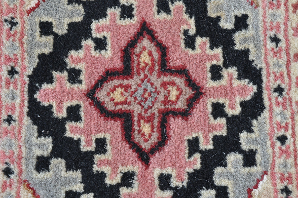 Pair of Small Hand Knotted Prayer Rugs