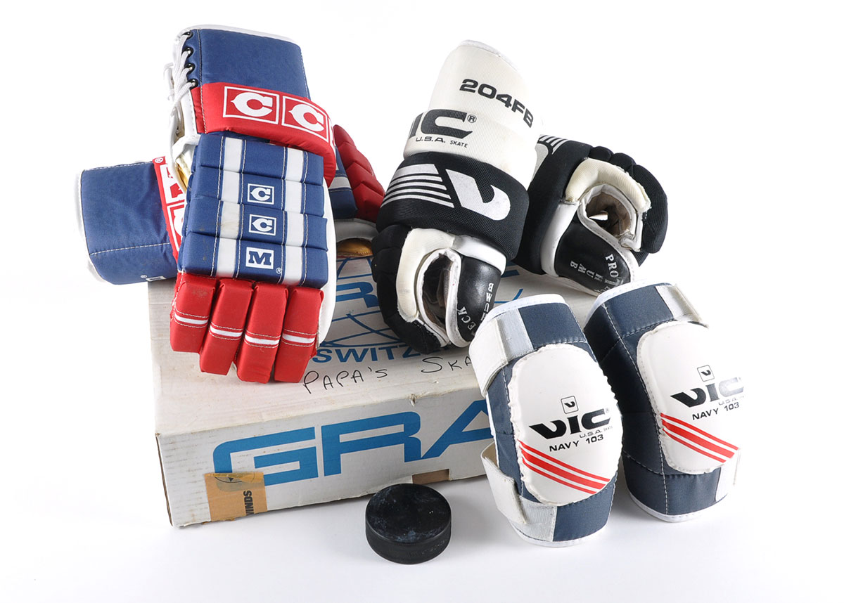 Graf Ice Hockey Skates, Gloves and Pads