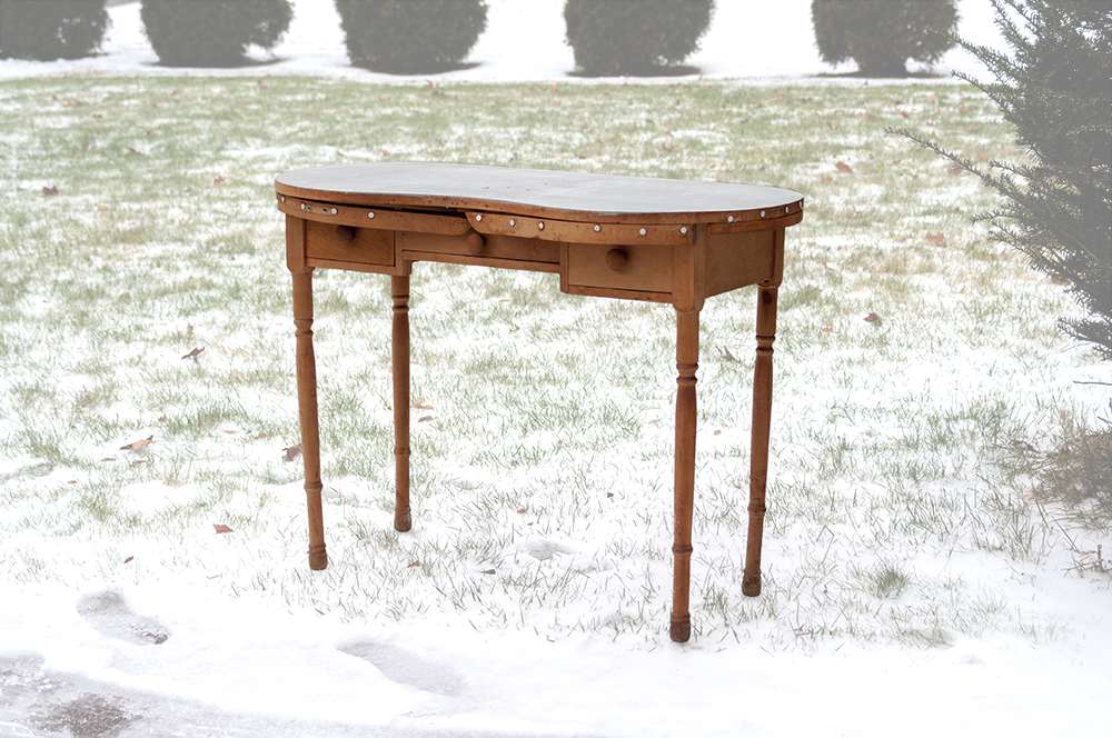 Vintage Wooden Vanity Table