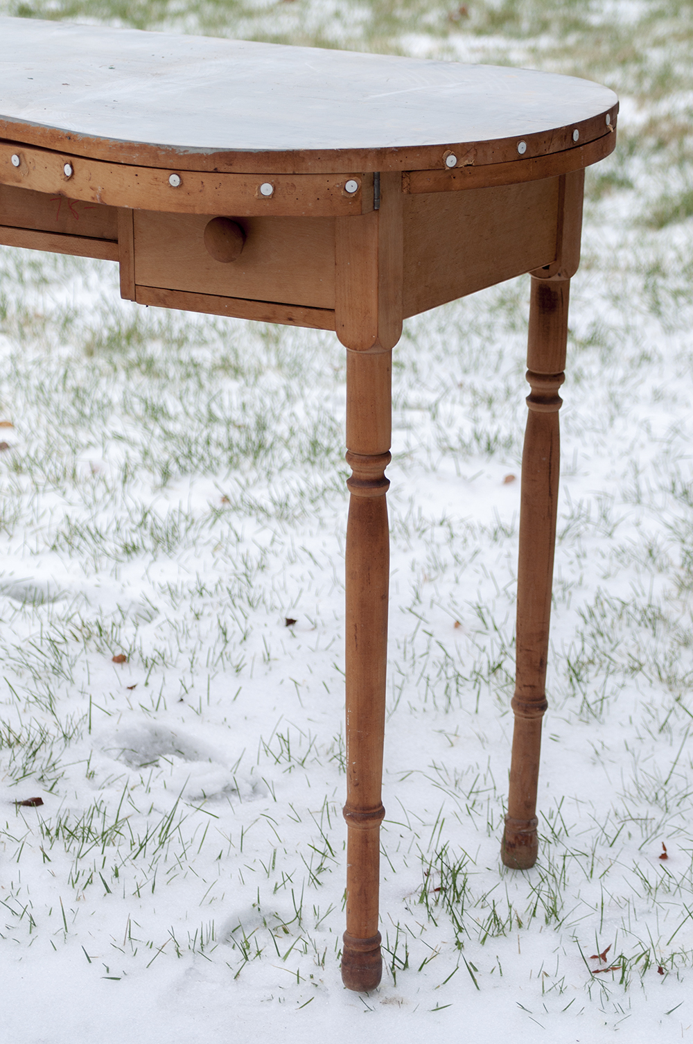 Vintage Wooden Vanity Table