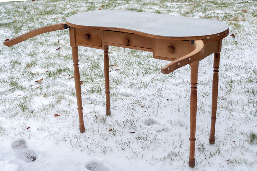 Vintage Wooden Vanity Table