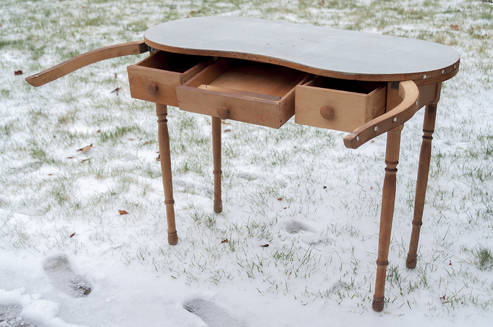 Vintage Wooden Vanity Table
