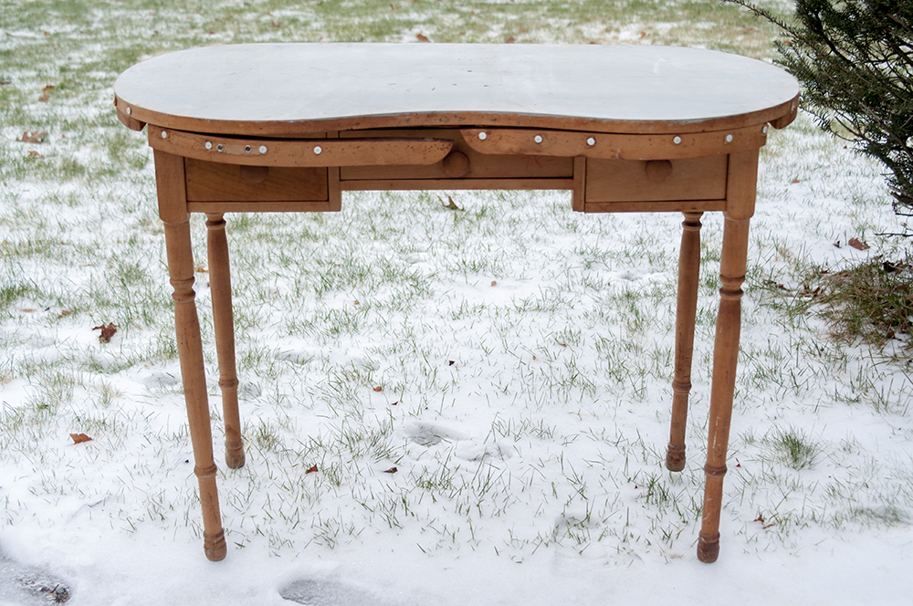 Vintage Wooden Vanity Table