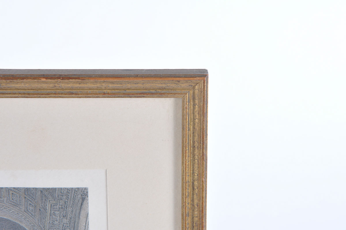 Pair of Framed Hand Colored Lithographs of St Paul's Cathedral