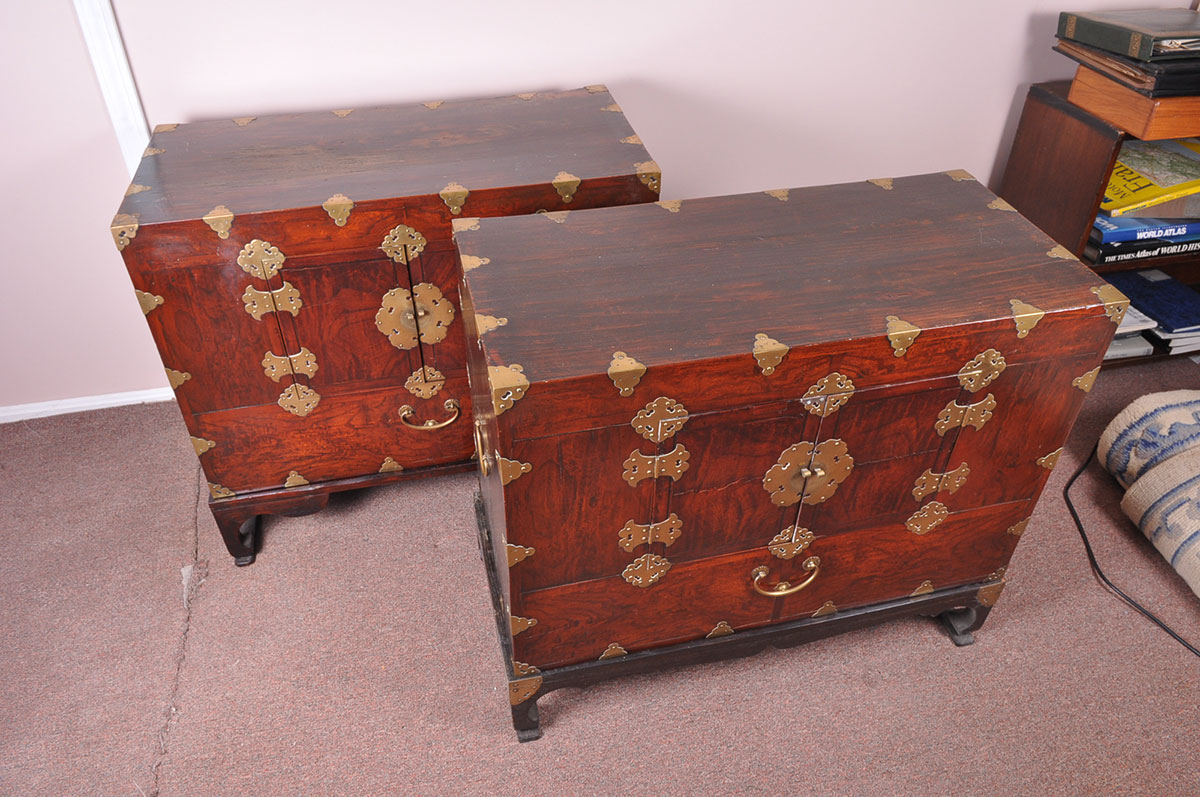 Antique Korean Stacking Chests