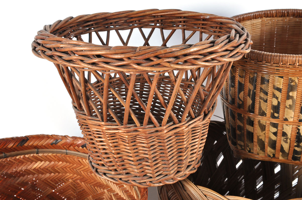 Pots, Planters, and Wicker Baskets