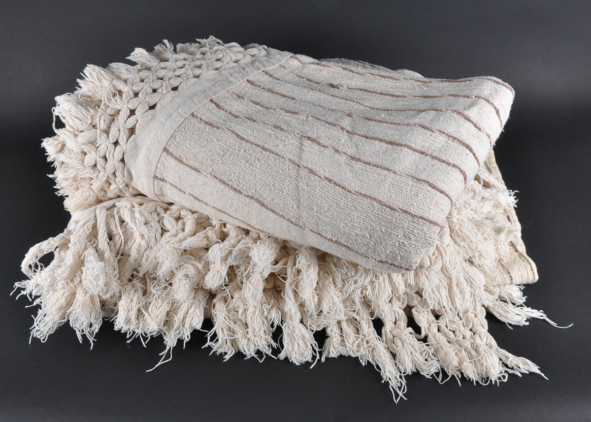 Pair of Heavy Indian Cotton Bedspreads