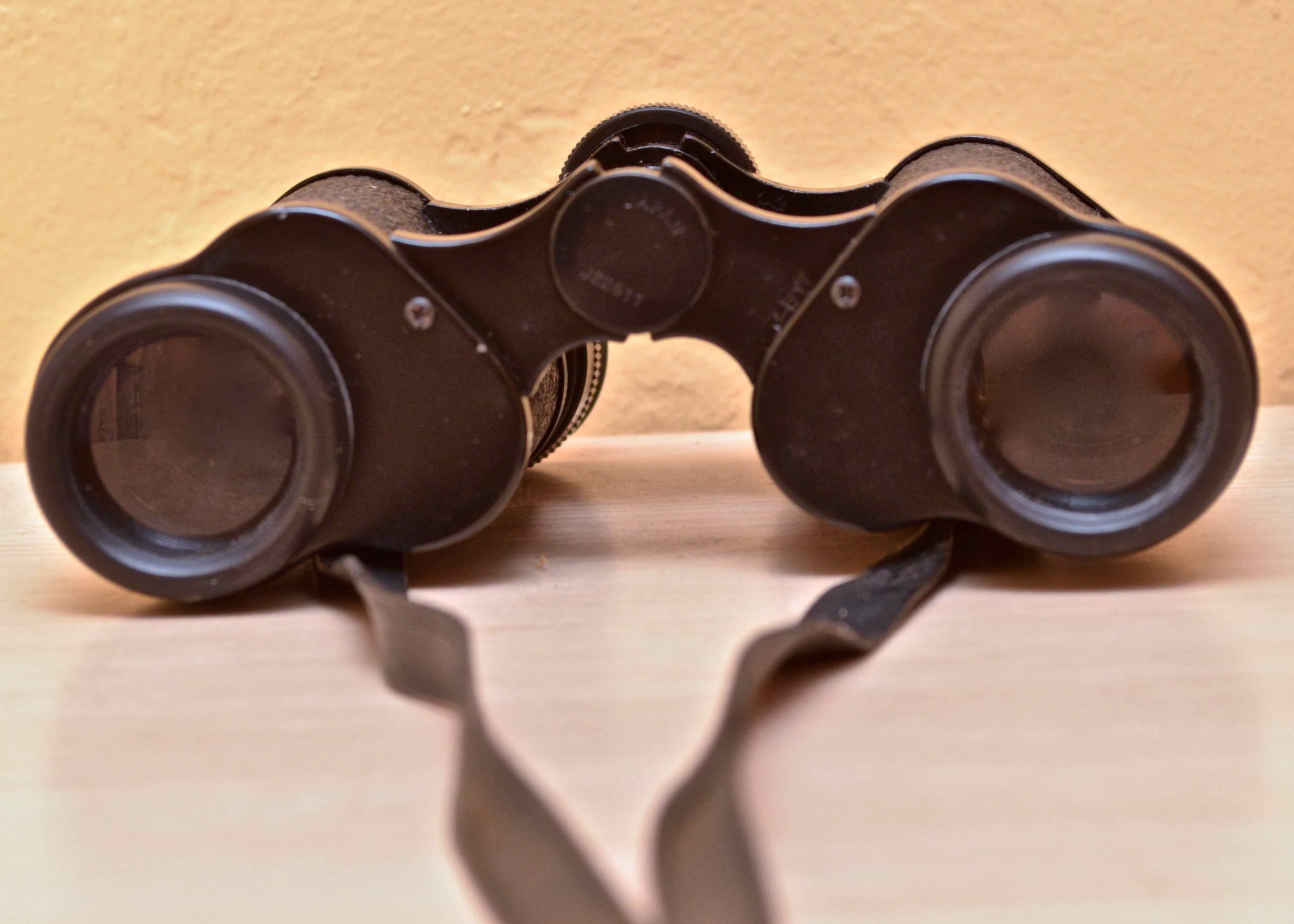 Crosman Copperhead Black Venom Air Pistol and Binoculars