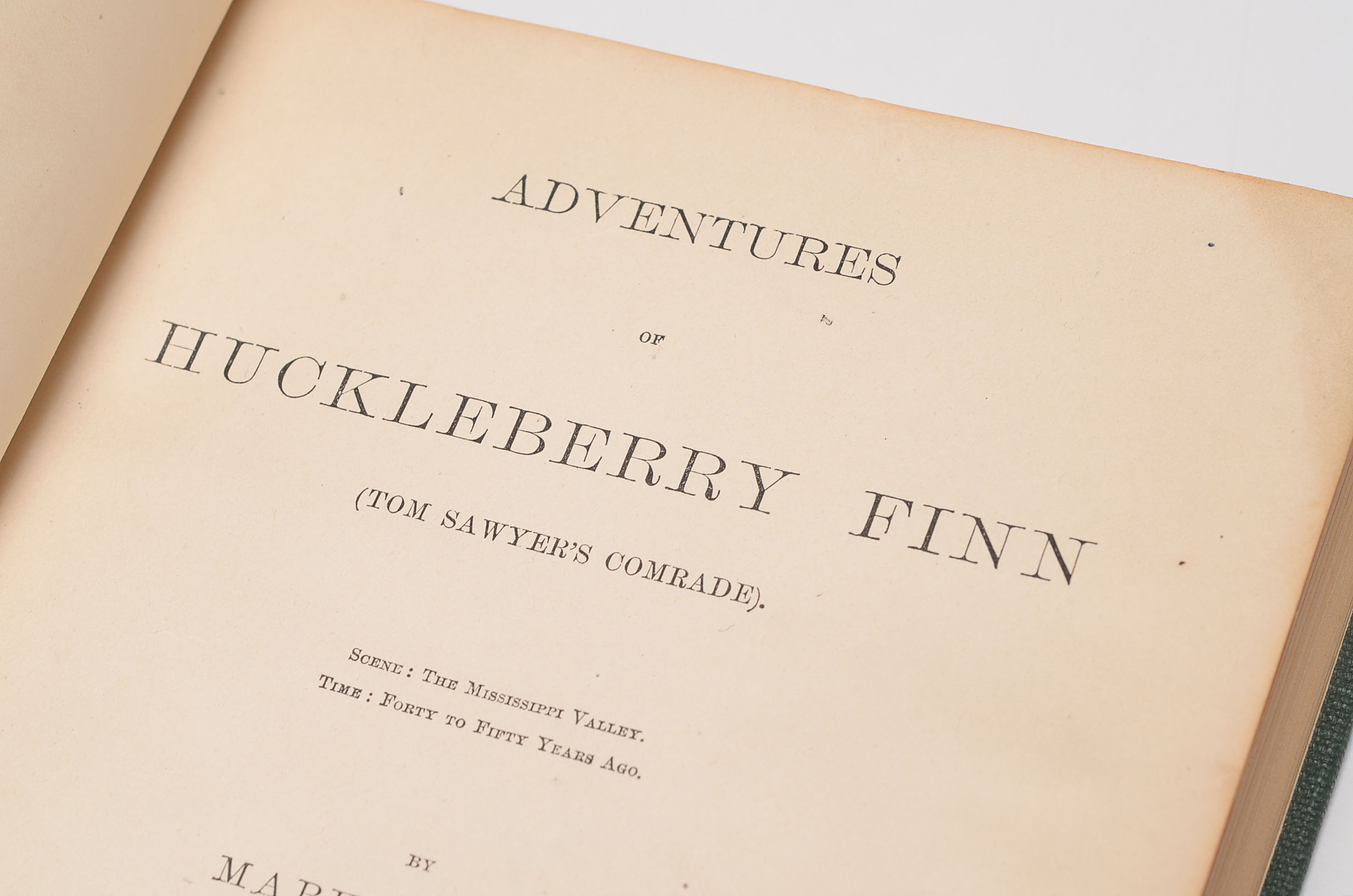 "The Adventures of Huckleberry Finn" First US Edition