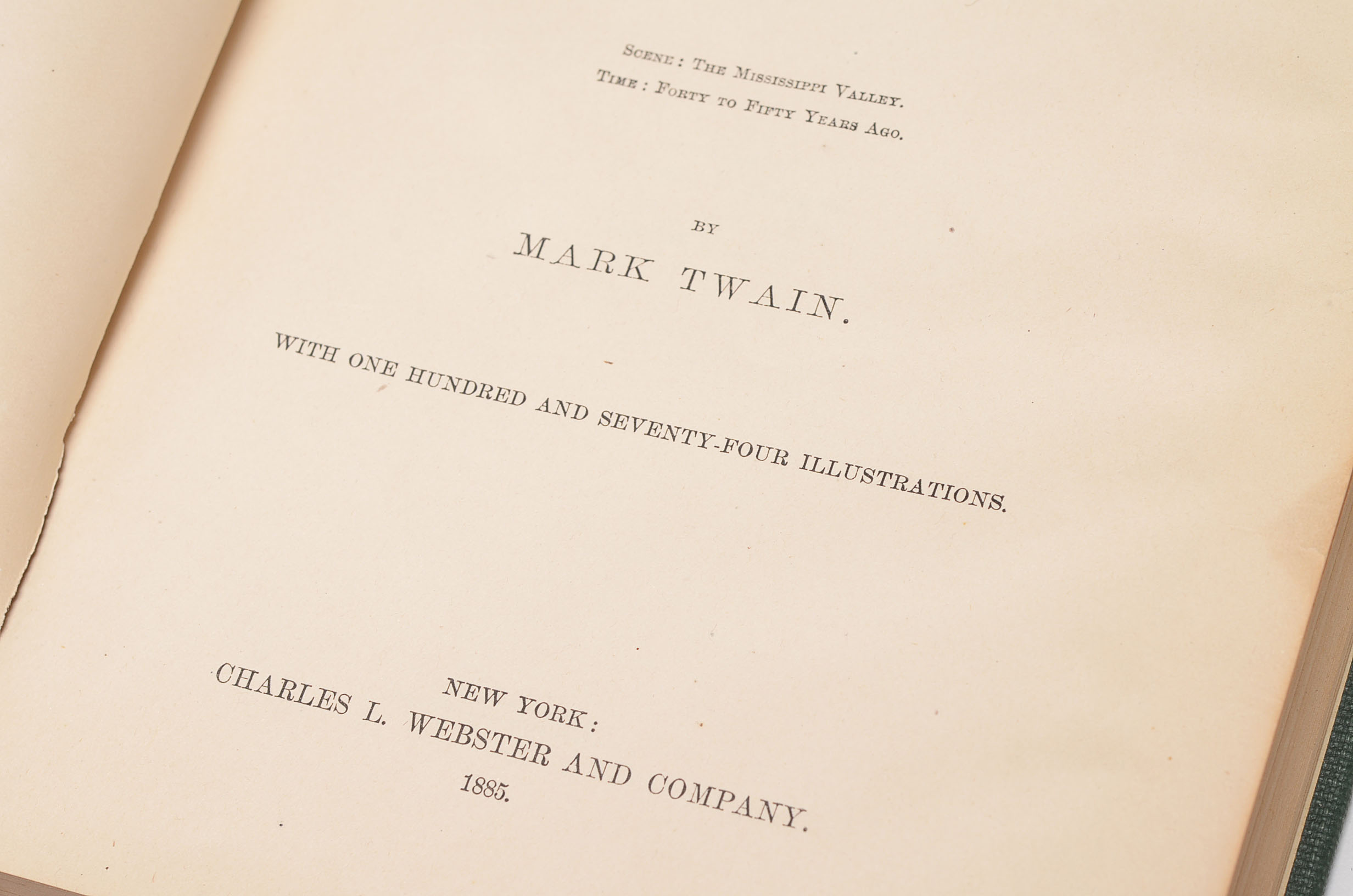 "The Adventures of Huckleberry Finn" First US Edition