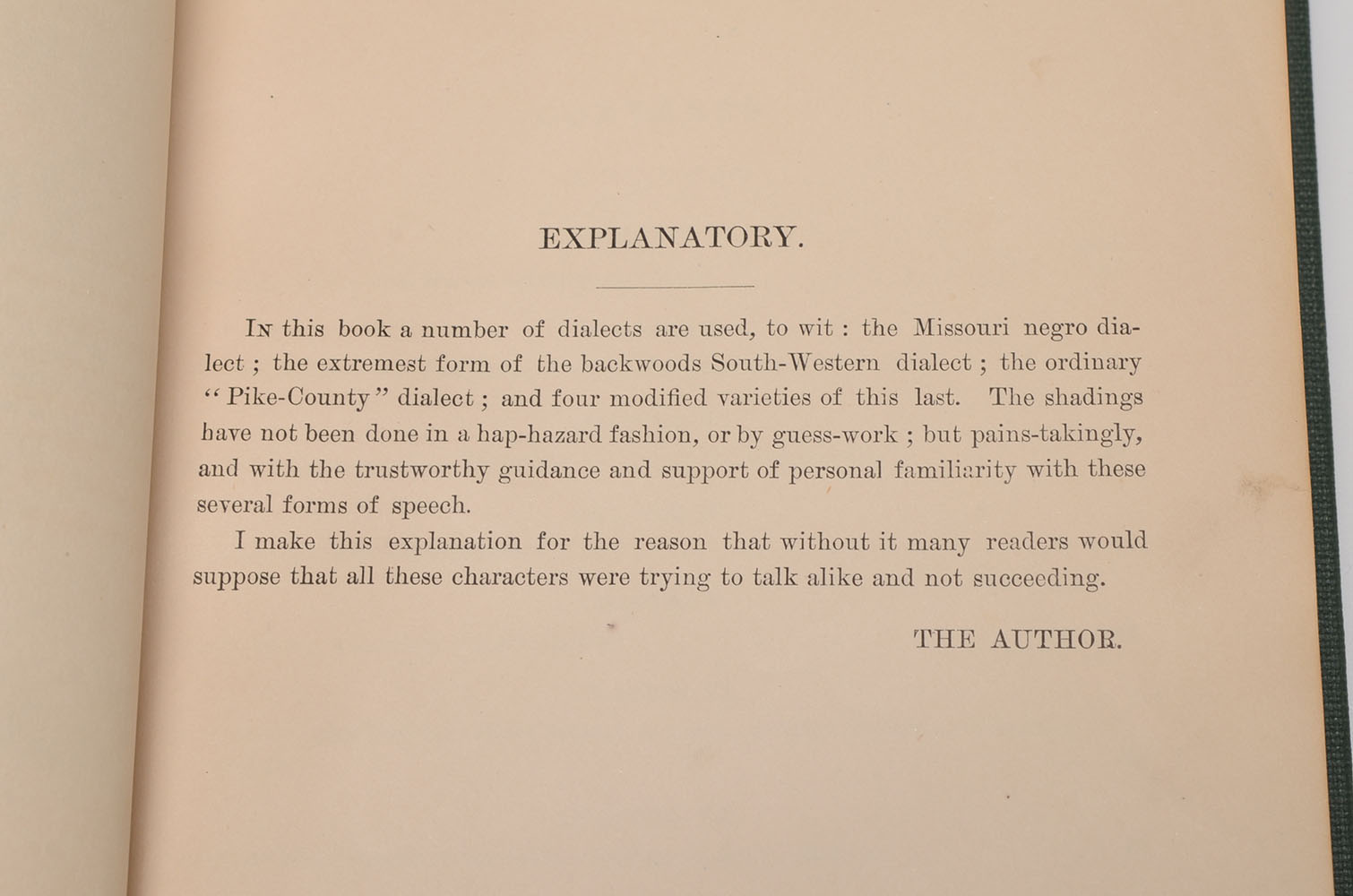 "The Adventures of Huckleberry Finn" First US Edition