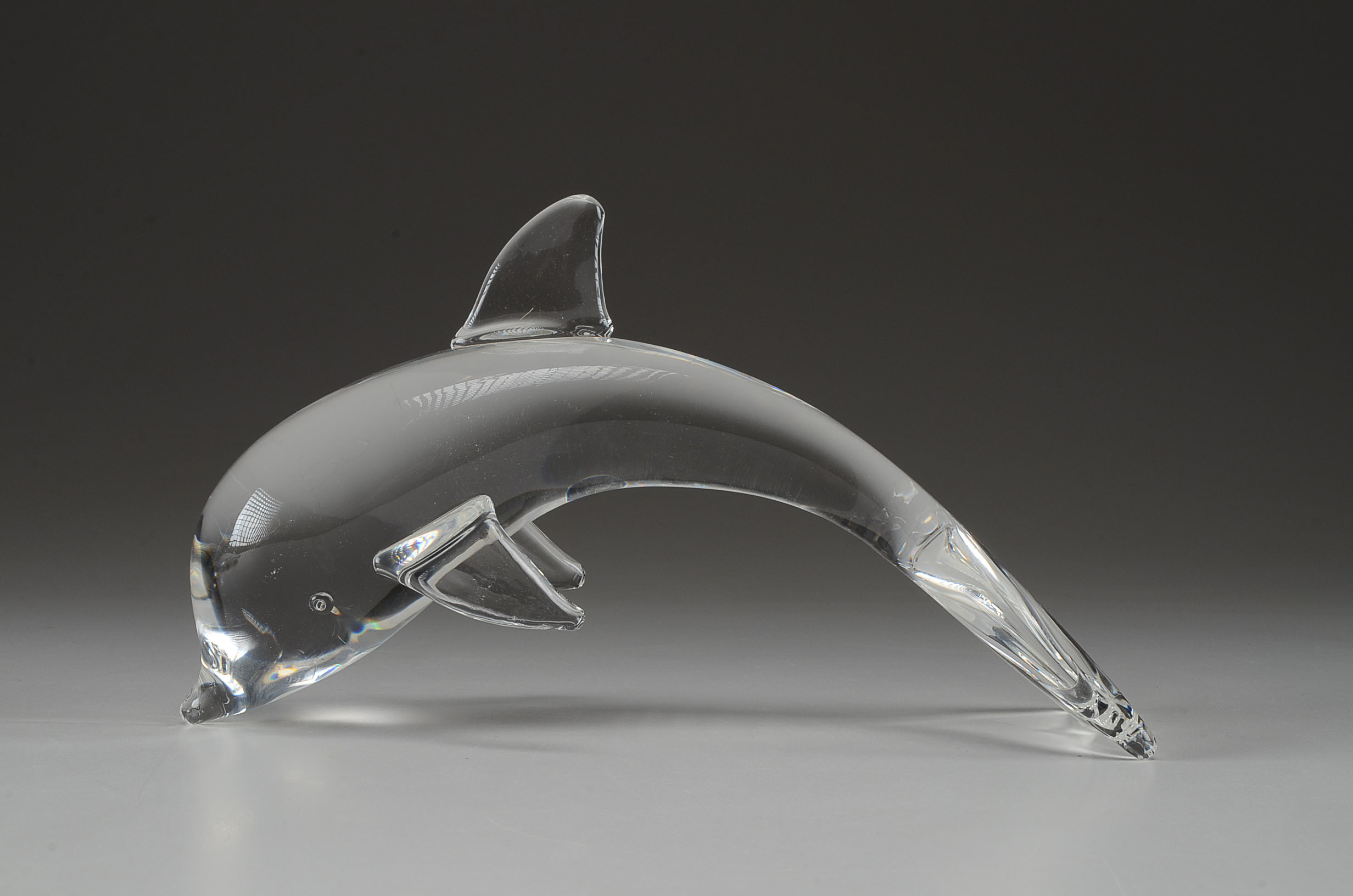Steuben Crystal Dolphin Figurine