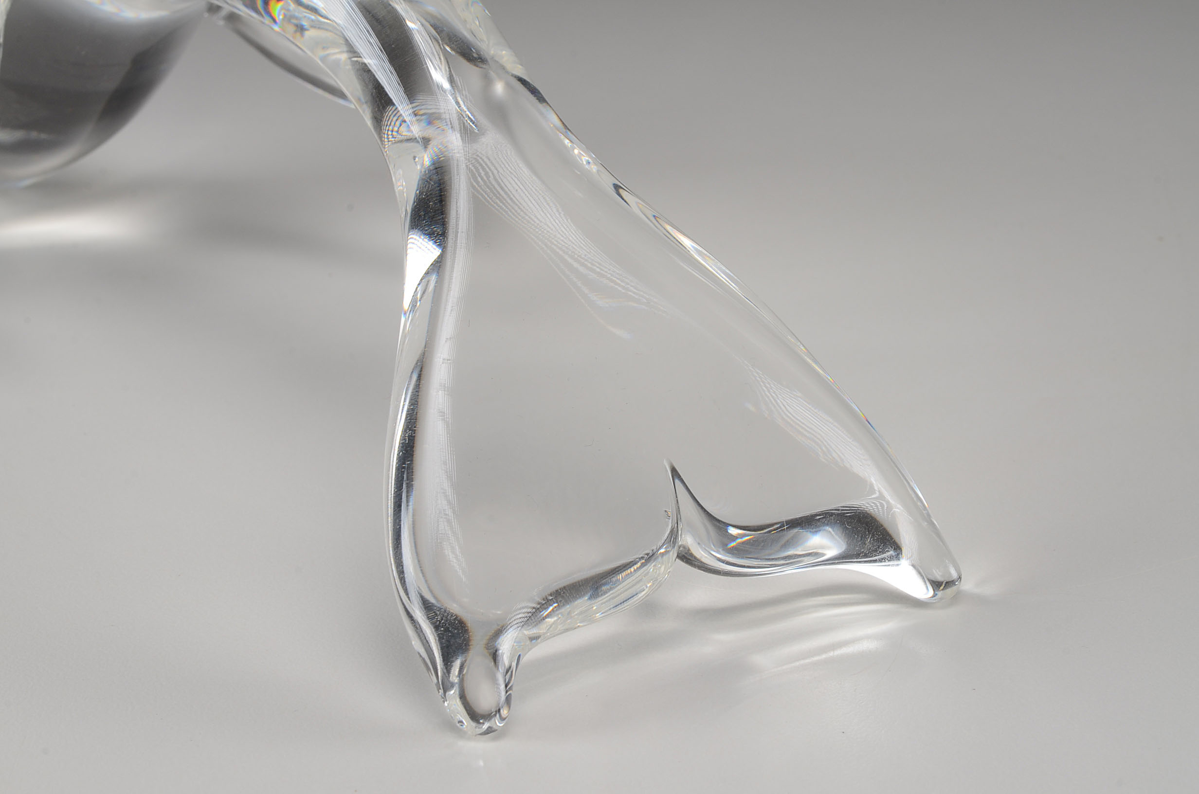 Steuben Crystal Dolphin Figurine