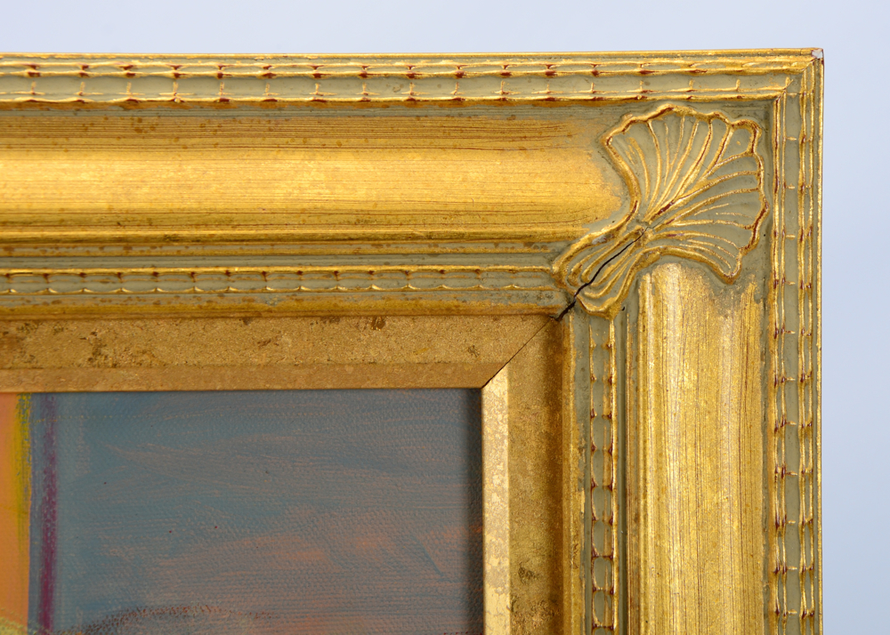 Amy Guist Original Oil on Canvas "Flowers with Crystal Vase"