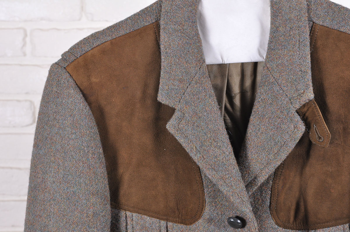 Vintage Eddie Bauer Harris Tweed Sporting Jacket