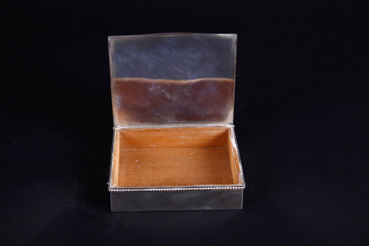 Gorham Sterling Clothes Brush and Sterling Trinket Box