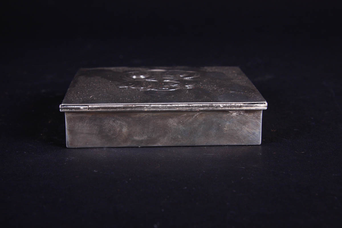 Gorham Sterling Clothes Brush and Sterling Trinket Box