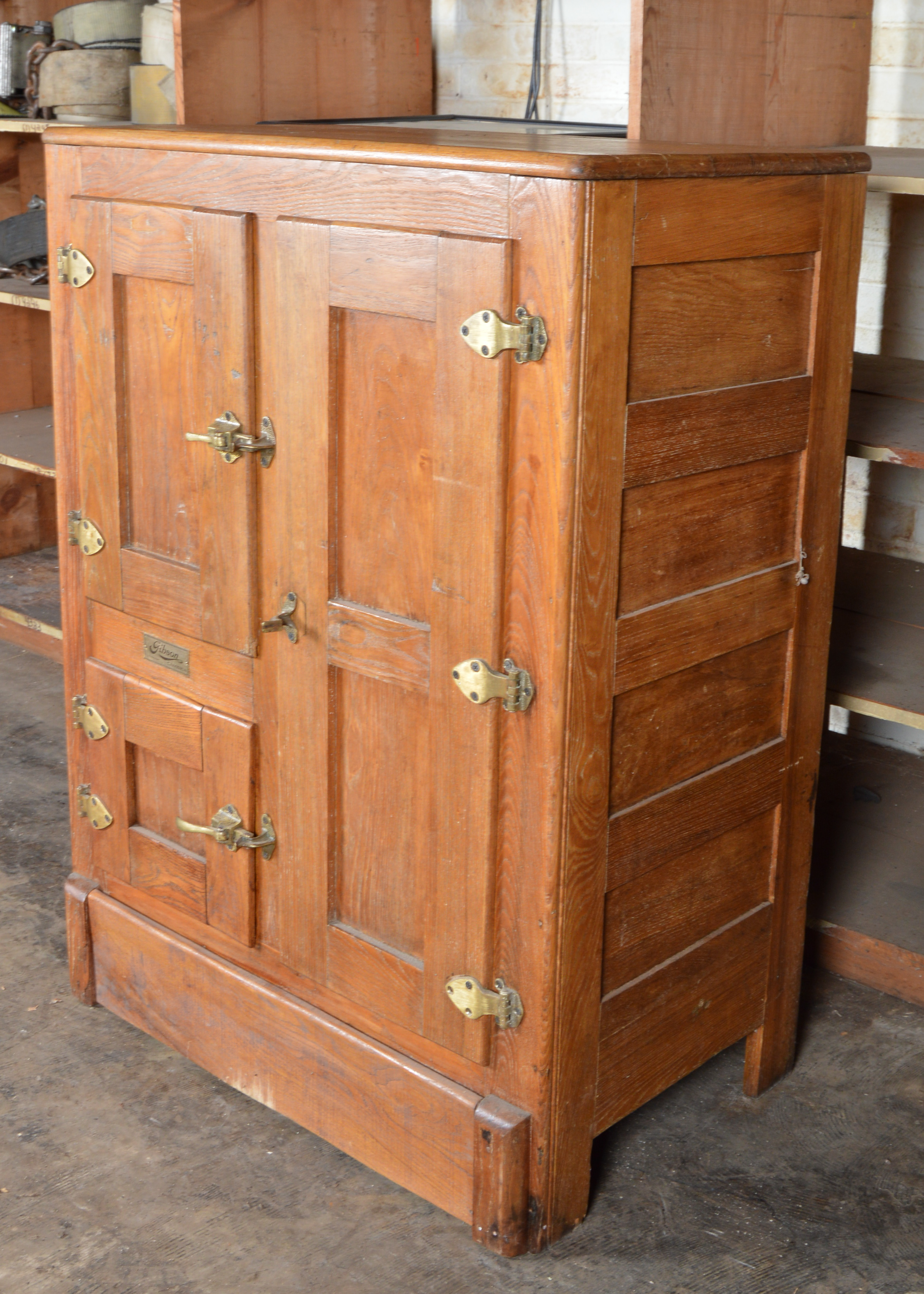 Antique Gibson Cambria Ice Box Refrigerator