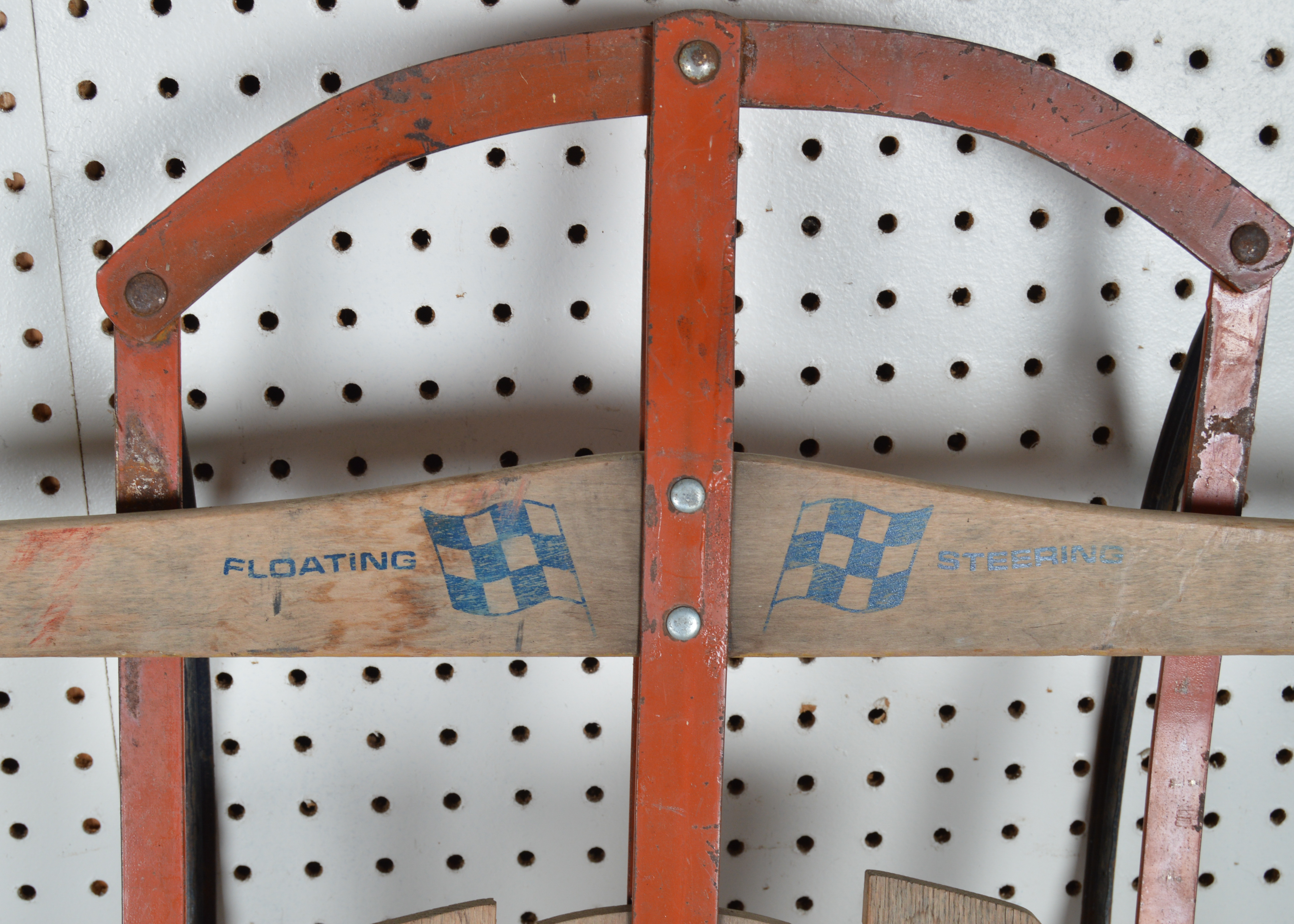 Five Vintage Wooden Sleds