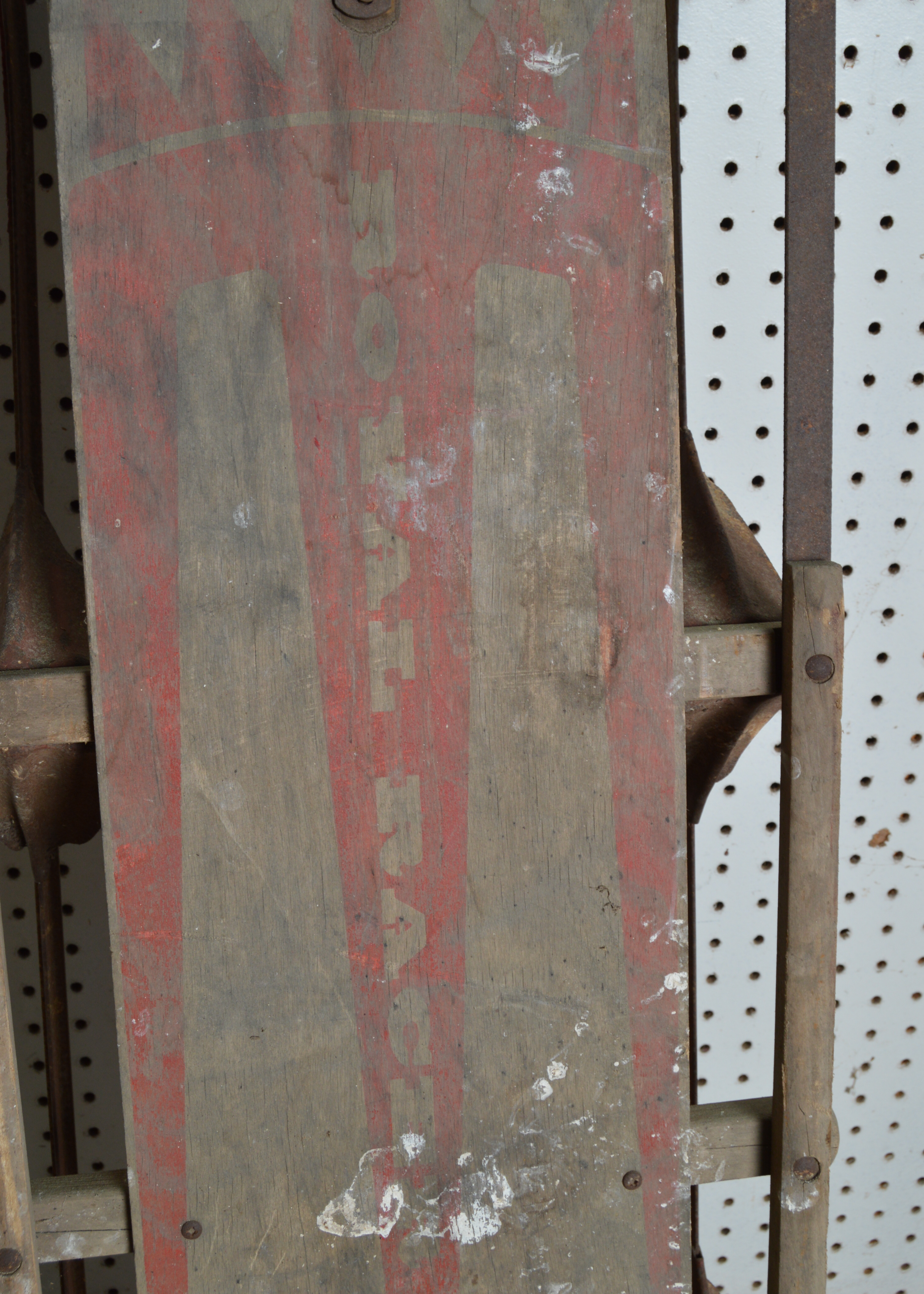 Five Vintage Wooden Sleds