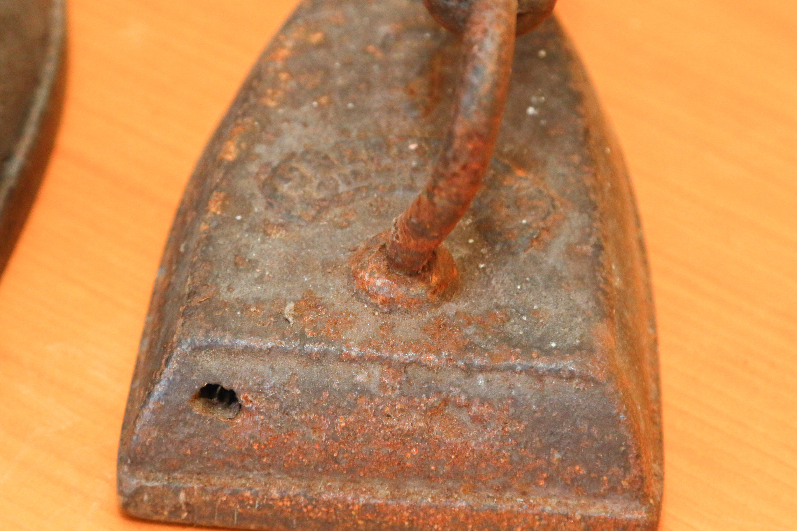 Collection of Four Antique Cast Iron Sad Irons